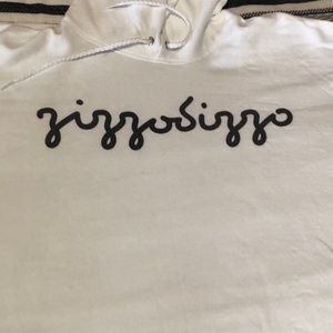 White Hoodie Psychic White by ZizzoDizzo M L